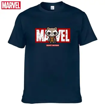 Marvel Guardians of the Galaxy Rocket Raccoon maneci Scurte tee camasi barbatesti de Vara tricou bumbac grafic t shirt 2021 Topuri #49