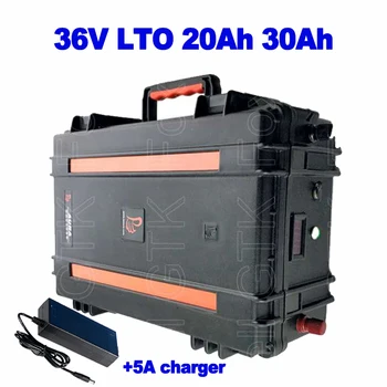 LTO 36v 20Ah 30AH litiu titanat Bateria 30A BMS încărcare Rapidă 20000 cicluri pentru robot de tuns iarba ebike AGV + 5A încărcător