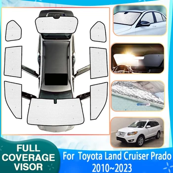 Mașină Plină parasolare Capace Pentru Toyota Land Cruiser Prado J150 LC150 FJ150 2010~2023 protecție Solară Fereastră Umbrele de soare Capac Accesorii