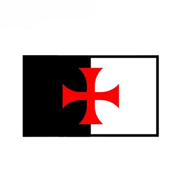Personalitate Piese Auto Crucea Templierilor Scut Zero Decorativ rezistent la apa Decal Autocolant Auto din PVC, 10cm