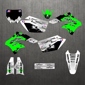 Gratuit numere Personalizate nume Motocross Grafică Medii Autocolante, Decalcomanii de Kituri pentru Kawasaki KX450F KXF 450 KXF450 2006 2007 2008