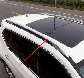 pentru Nissan X-Trail 2014-2019 Rafturi Acoperiș Șine Laterale Bare portbagaj Titularul de Bagaje Aliaj de Aluminiu de 3M inserați codul în stil